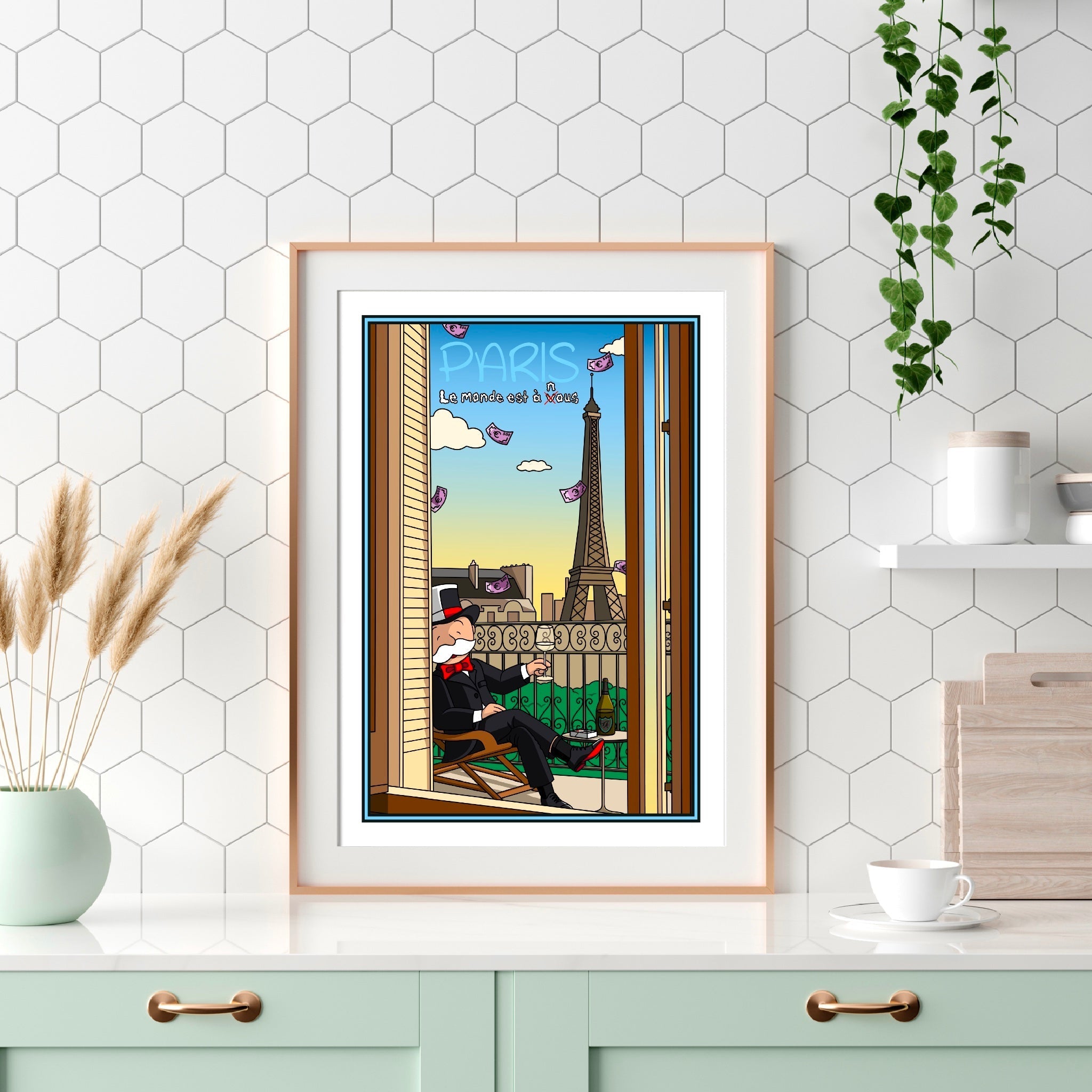 Paris Monop Art Print