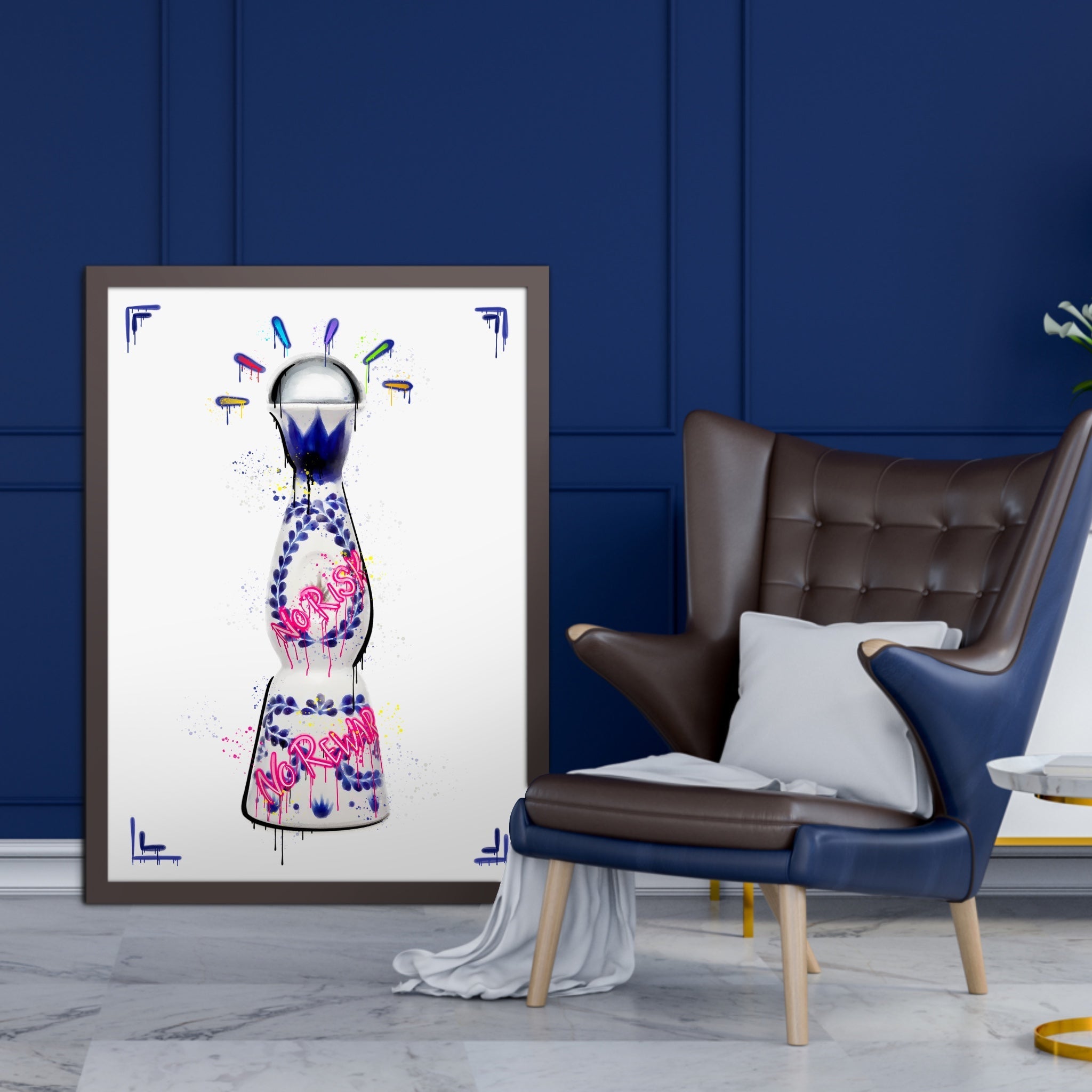 No Risk No Reward - Art Print
