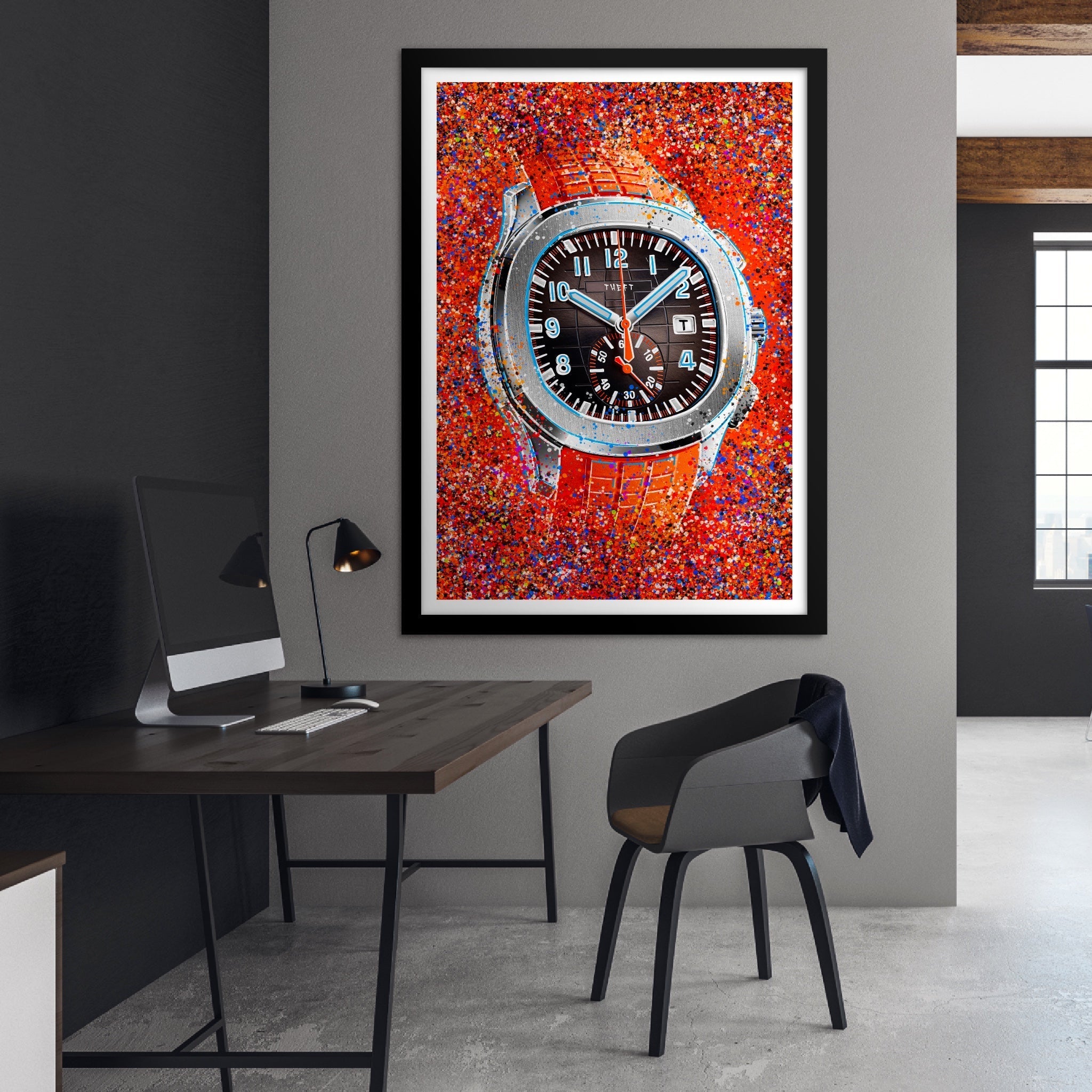 Orange Watch - Art Print
