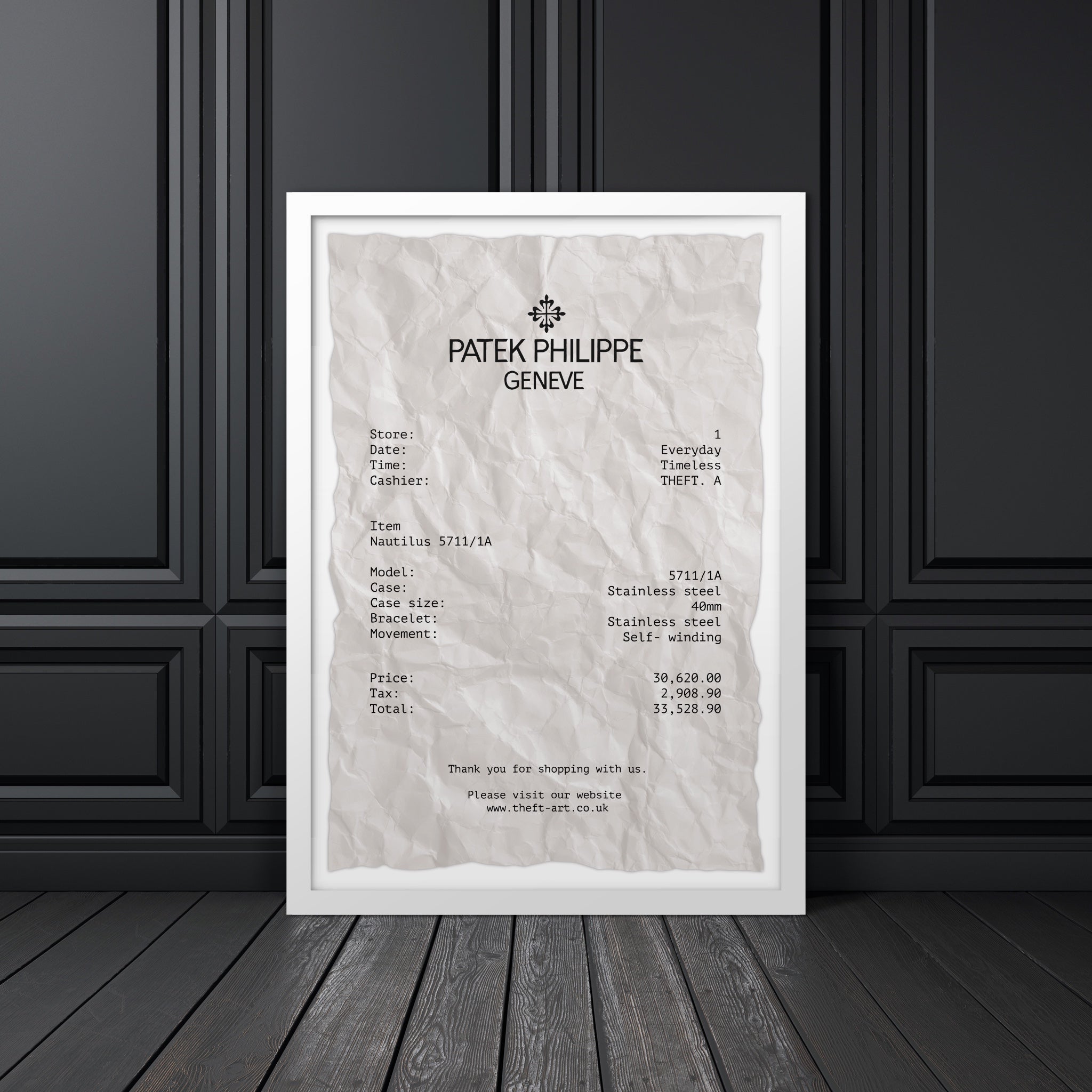 Receipt 002 - Art Print