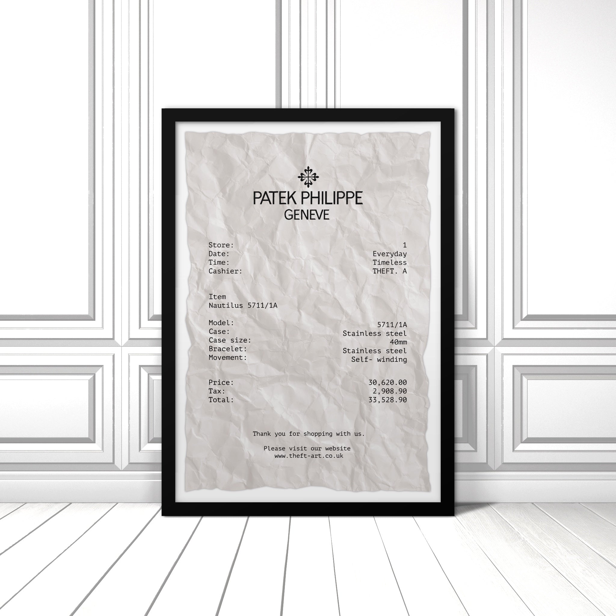 Receipt 002 - Art Print