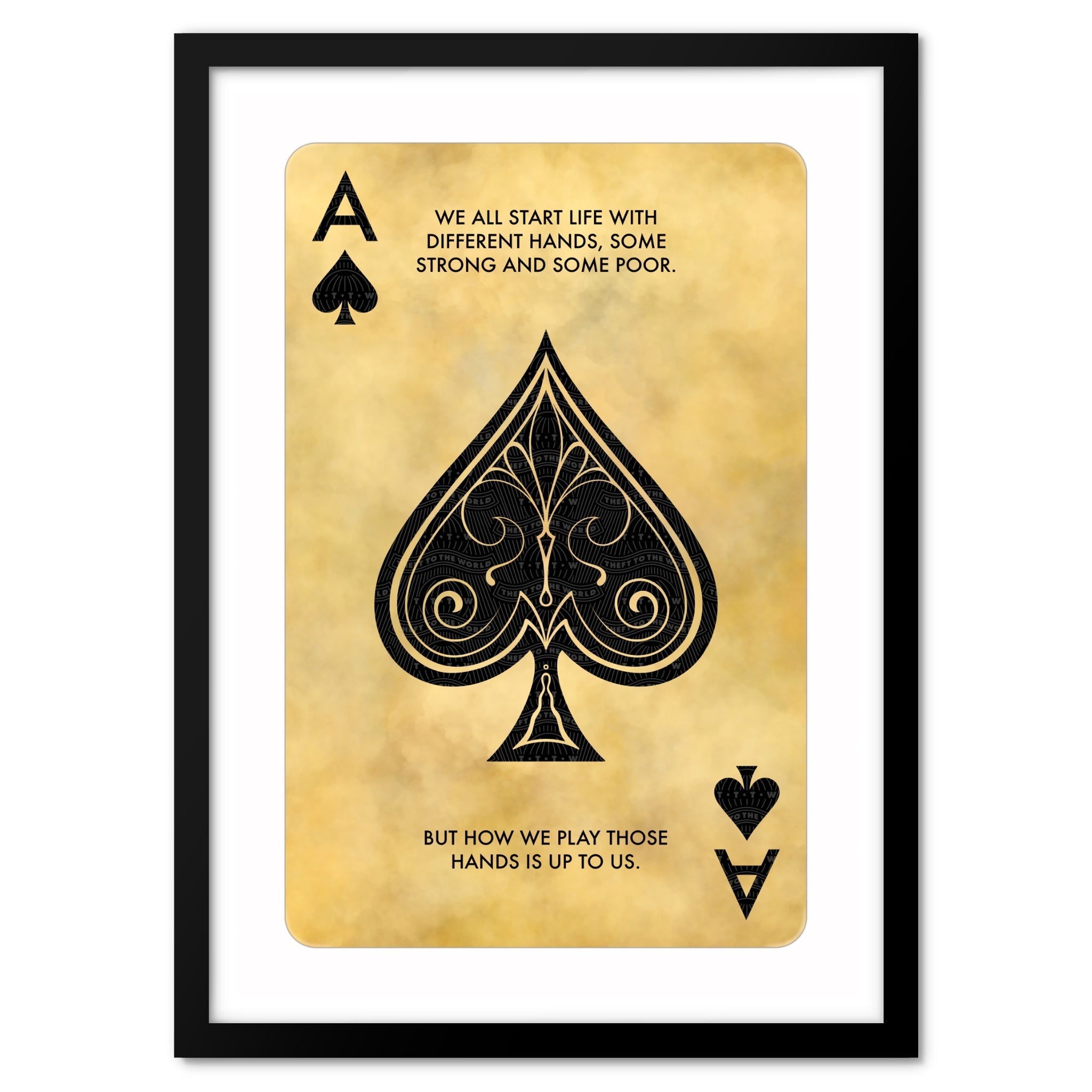 Play Your Hand Art Print