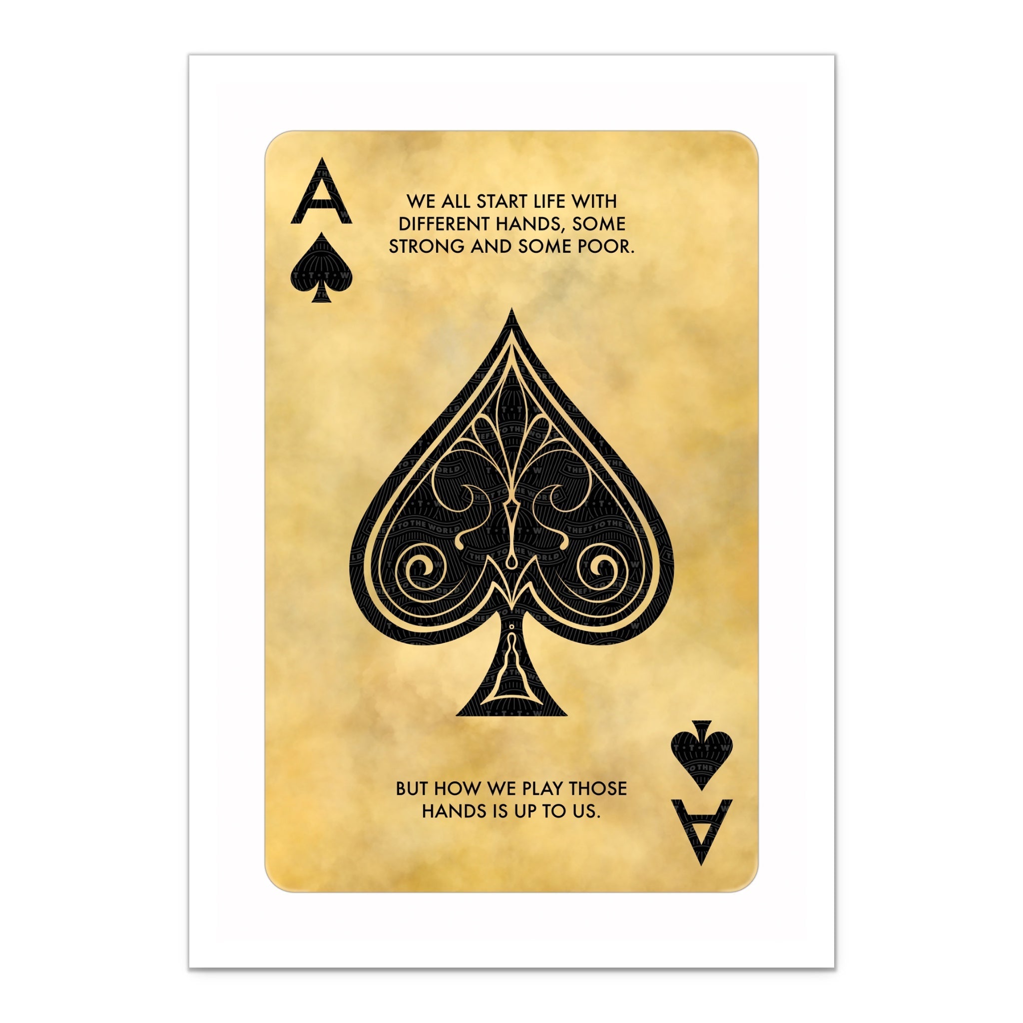 Play Your Hand Art Print