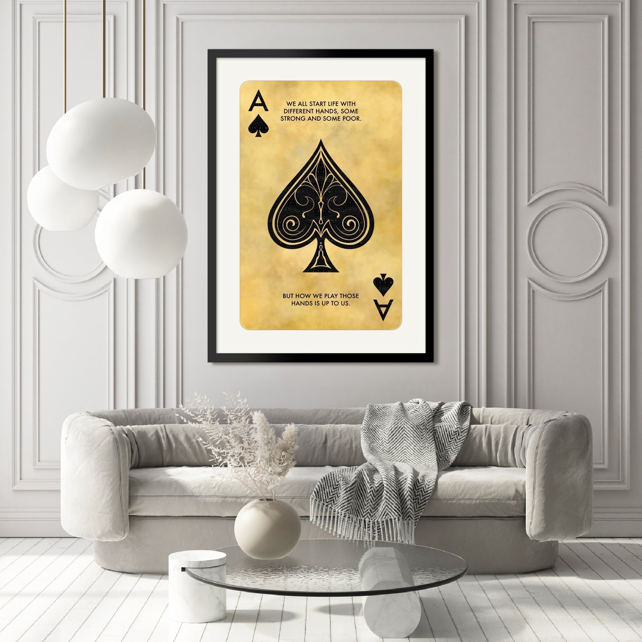 Play Your Hand Art Print