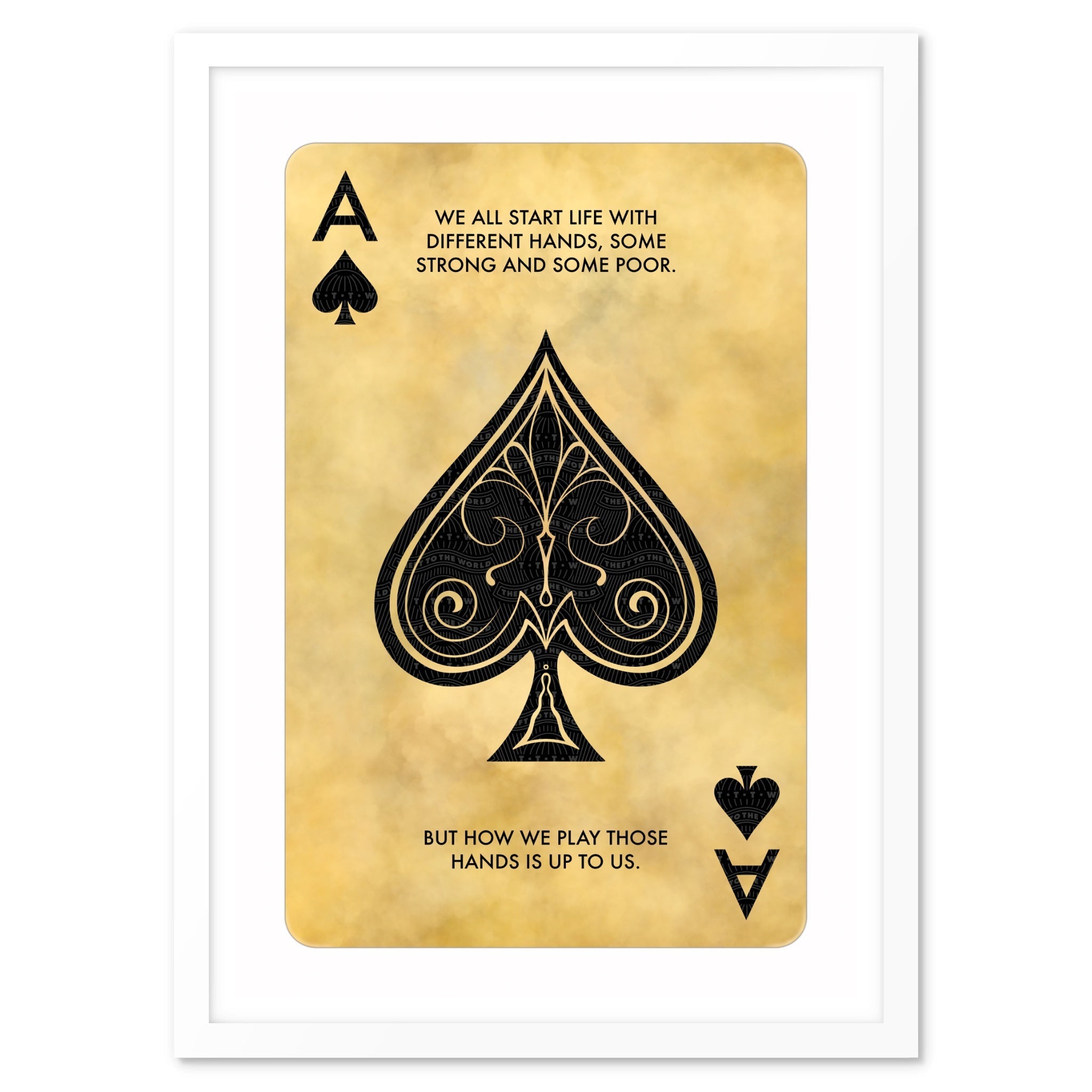 Play Your Hand Art Print