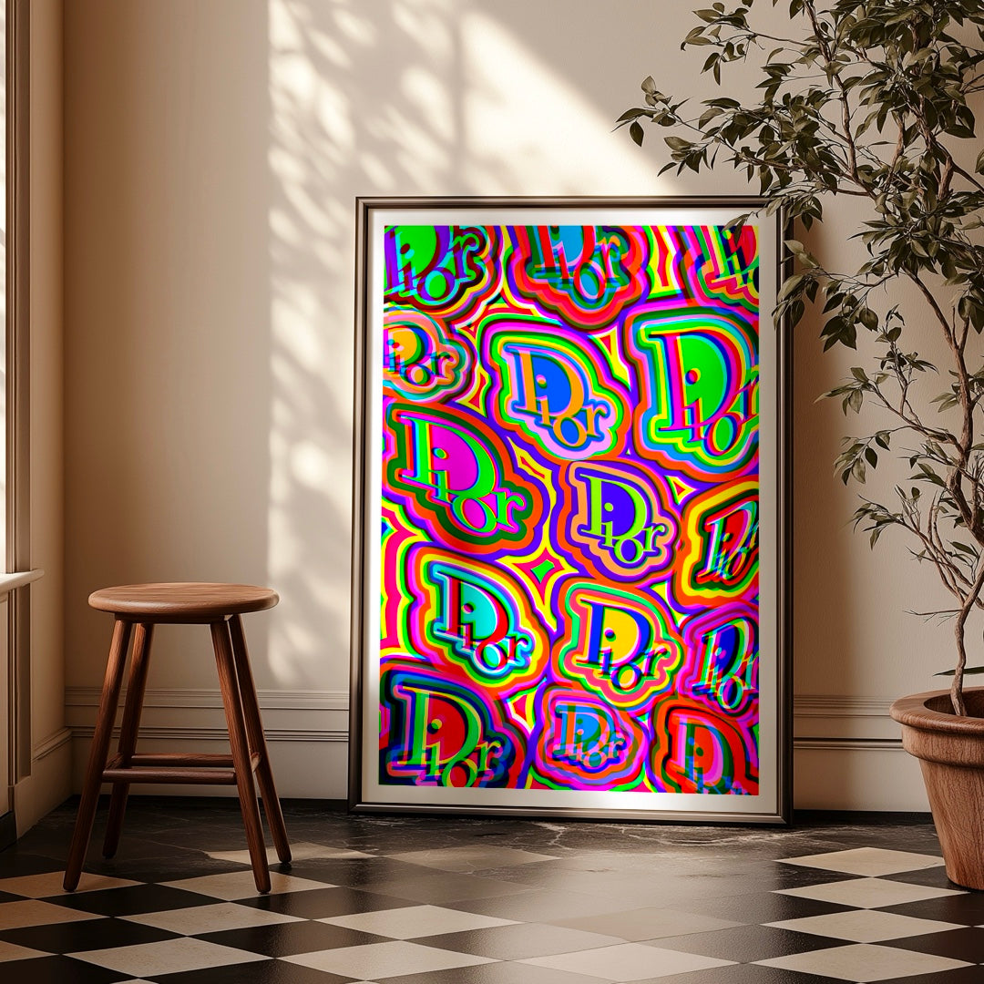 Psychedelic 002 - Art Print