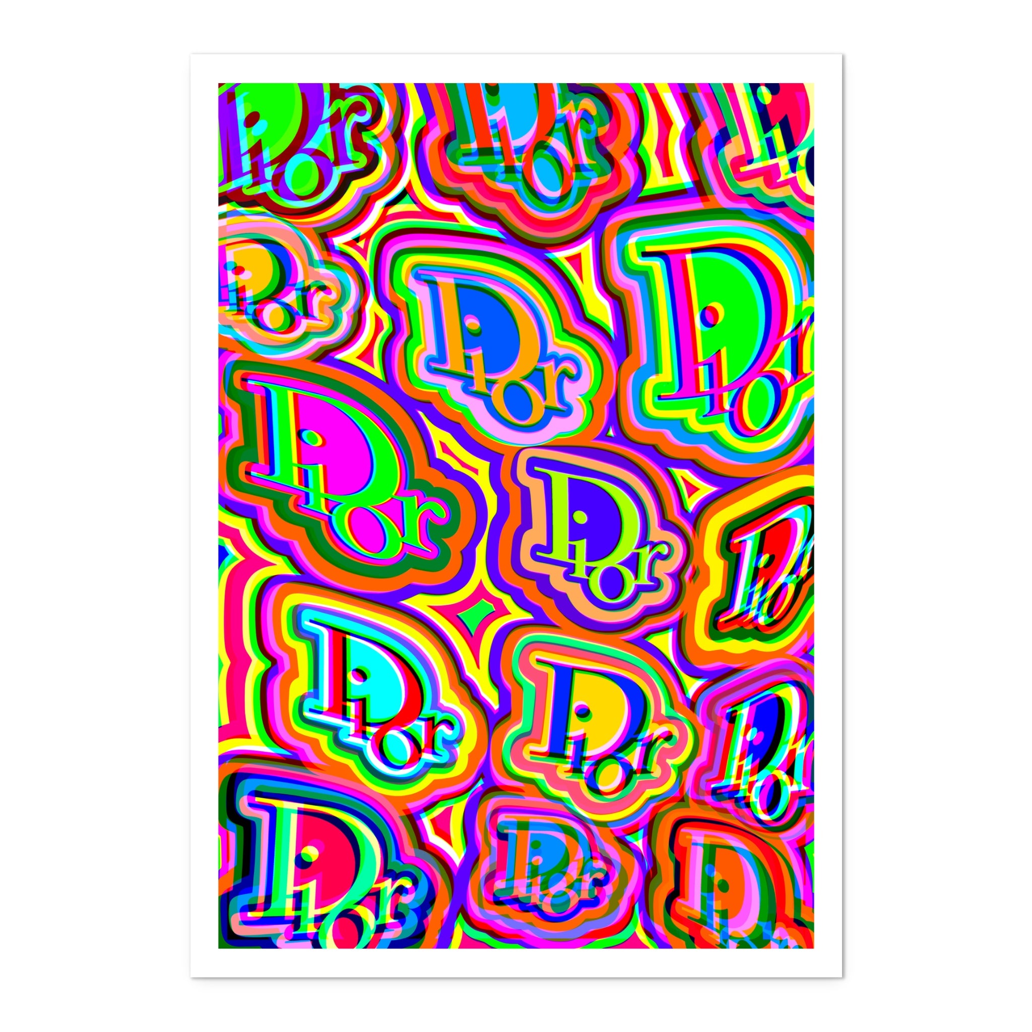 Psychedelic 002 - Art Print