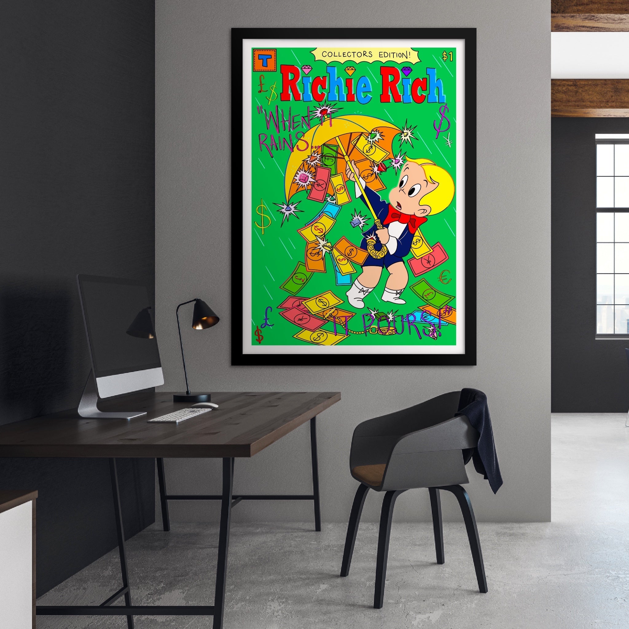 Richie Comic 002 Art Print