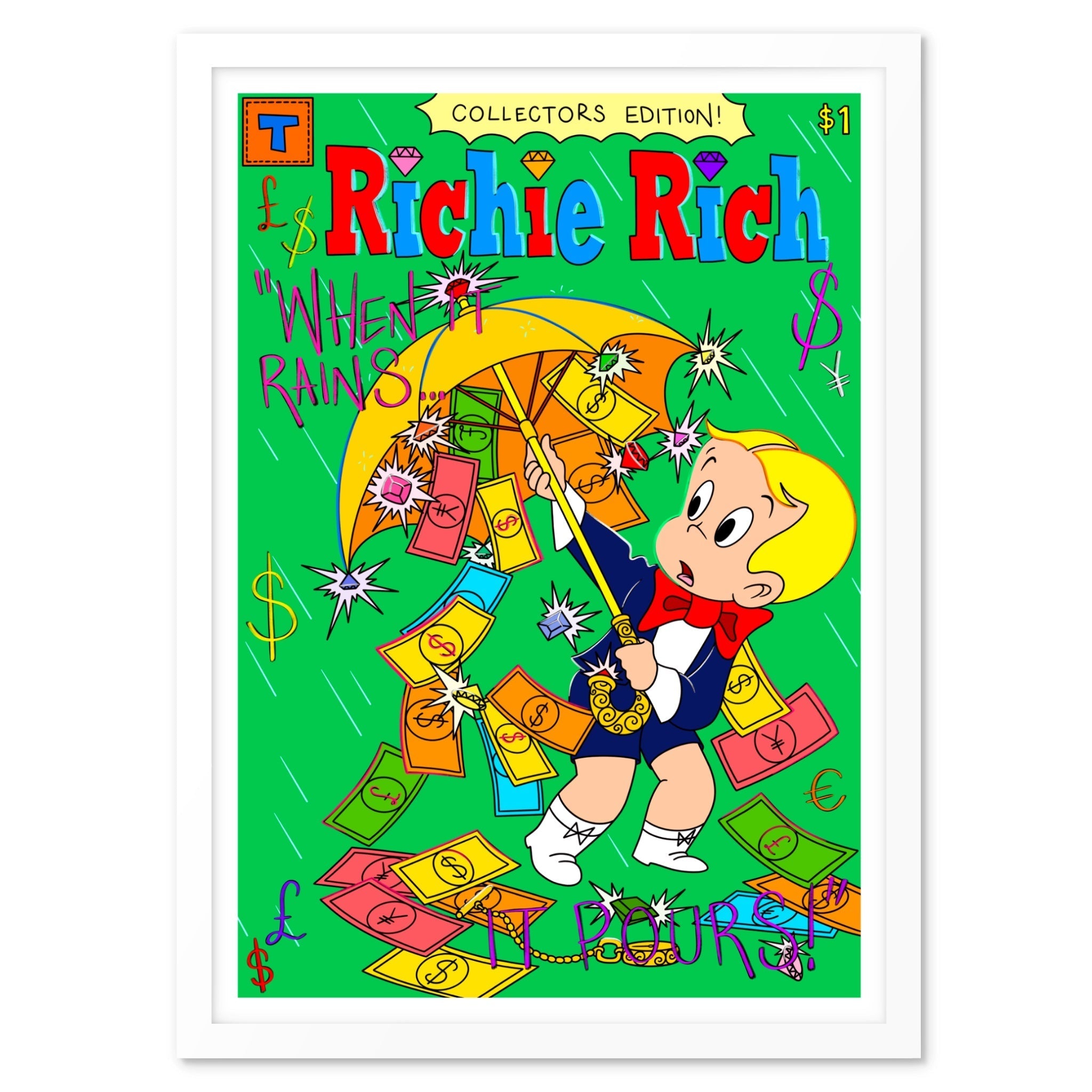 Richie Comic 002 Art Print