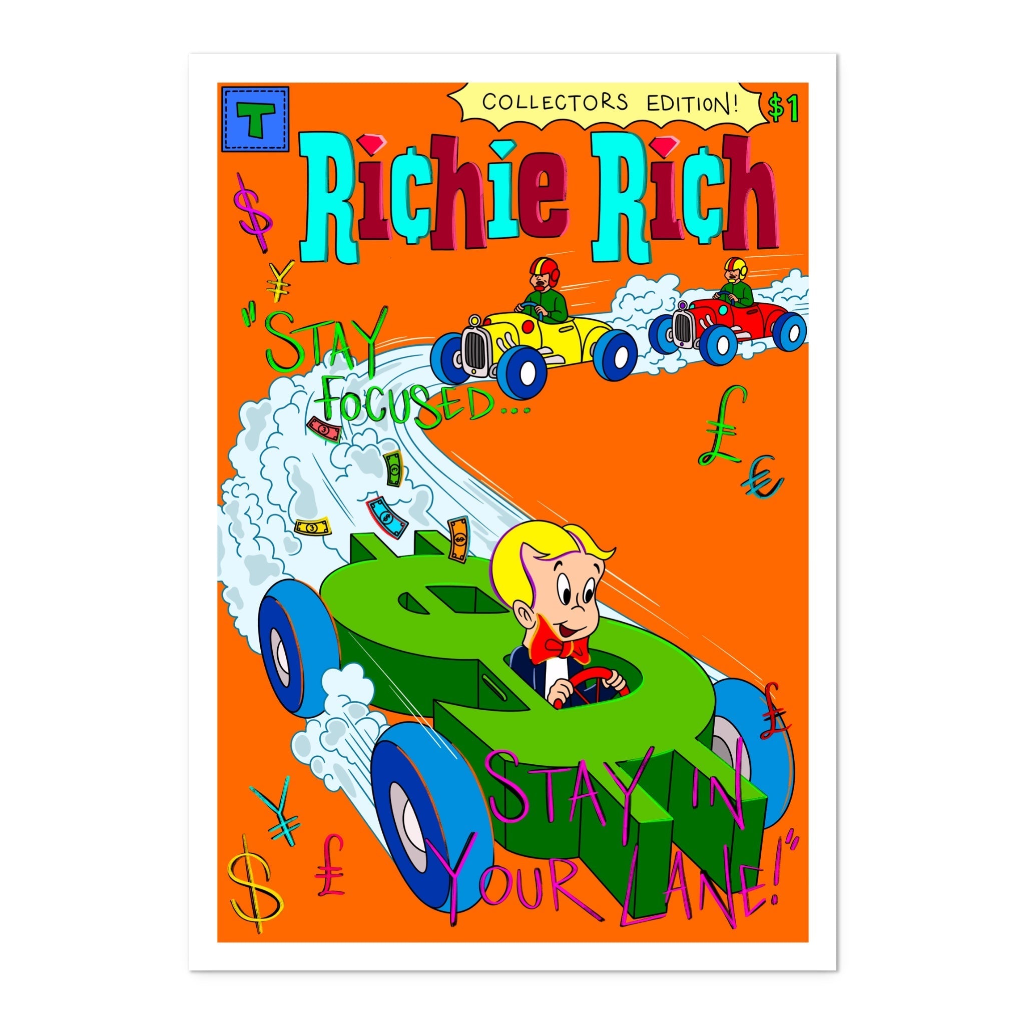 Richie Comic 003 Art Print