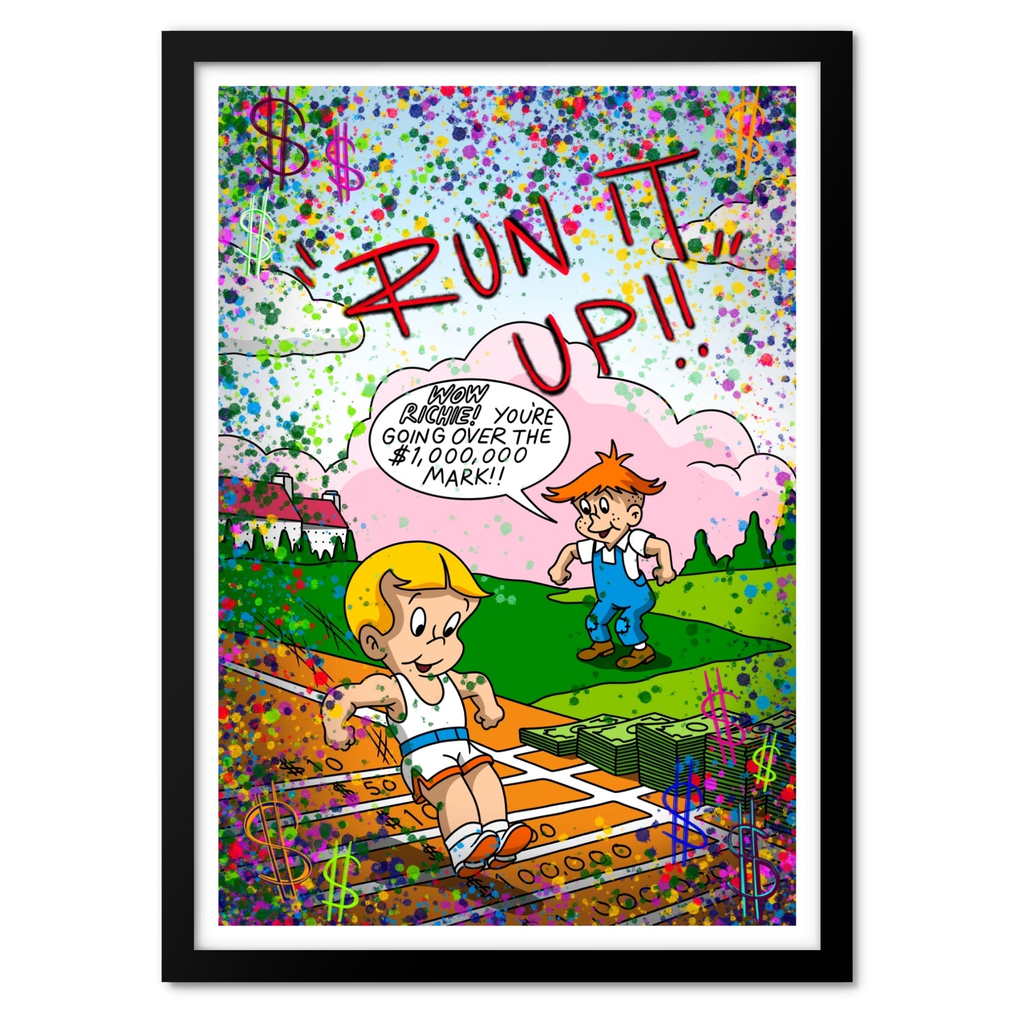 Run It Up Art Print