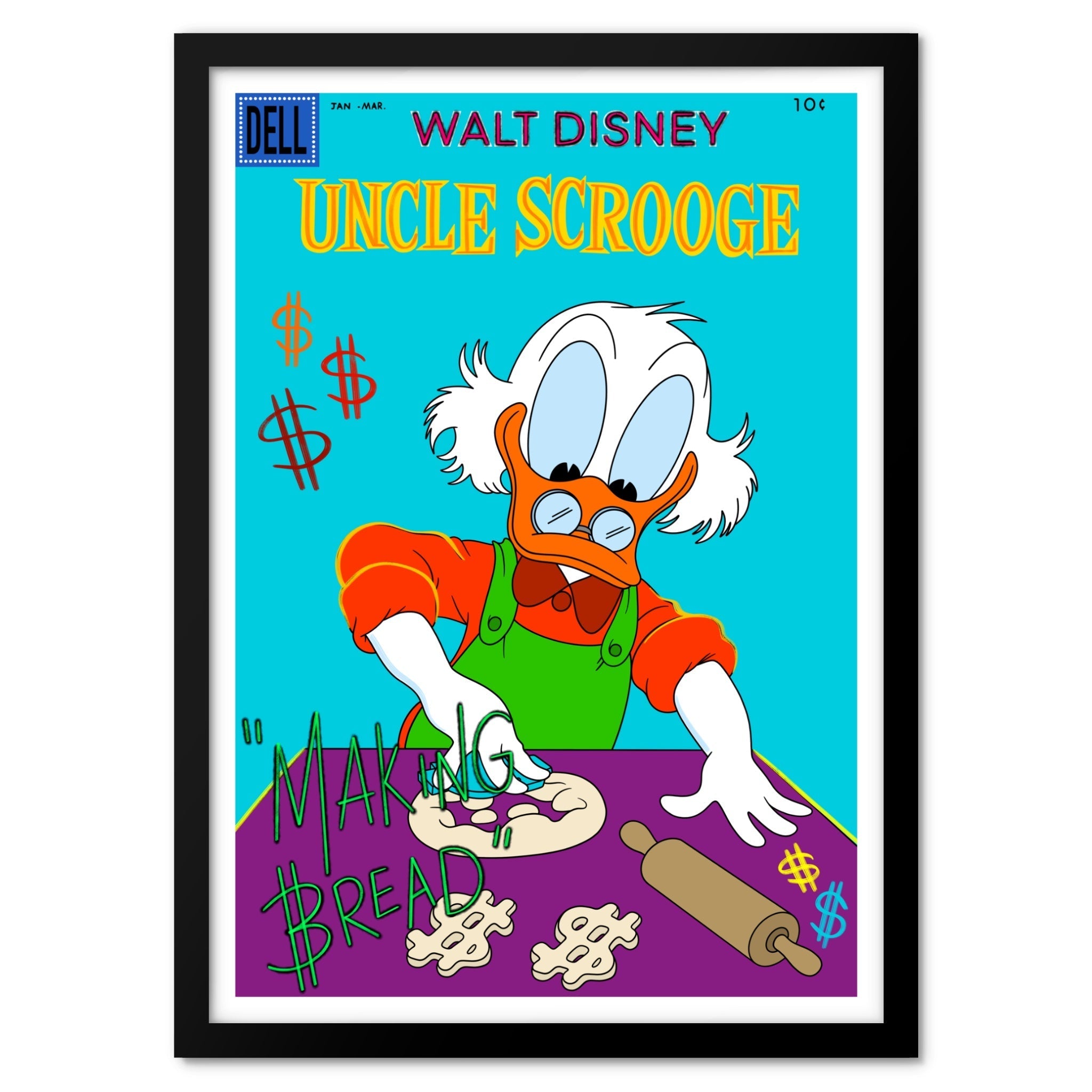 Scrooge Comic 002 Art Print