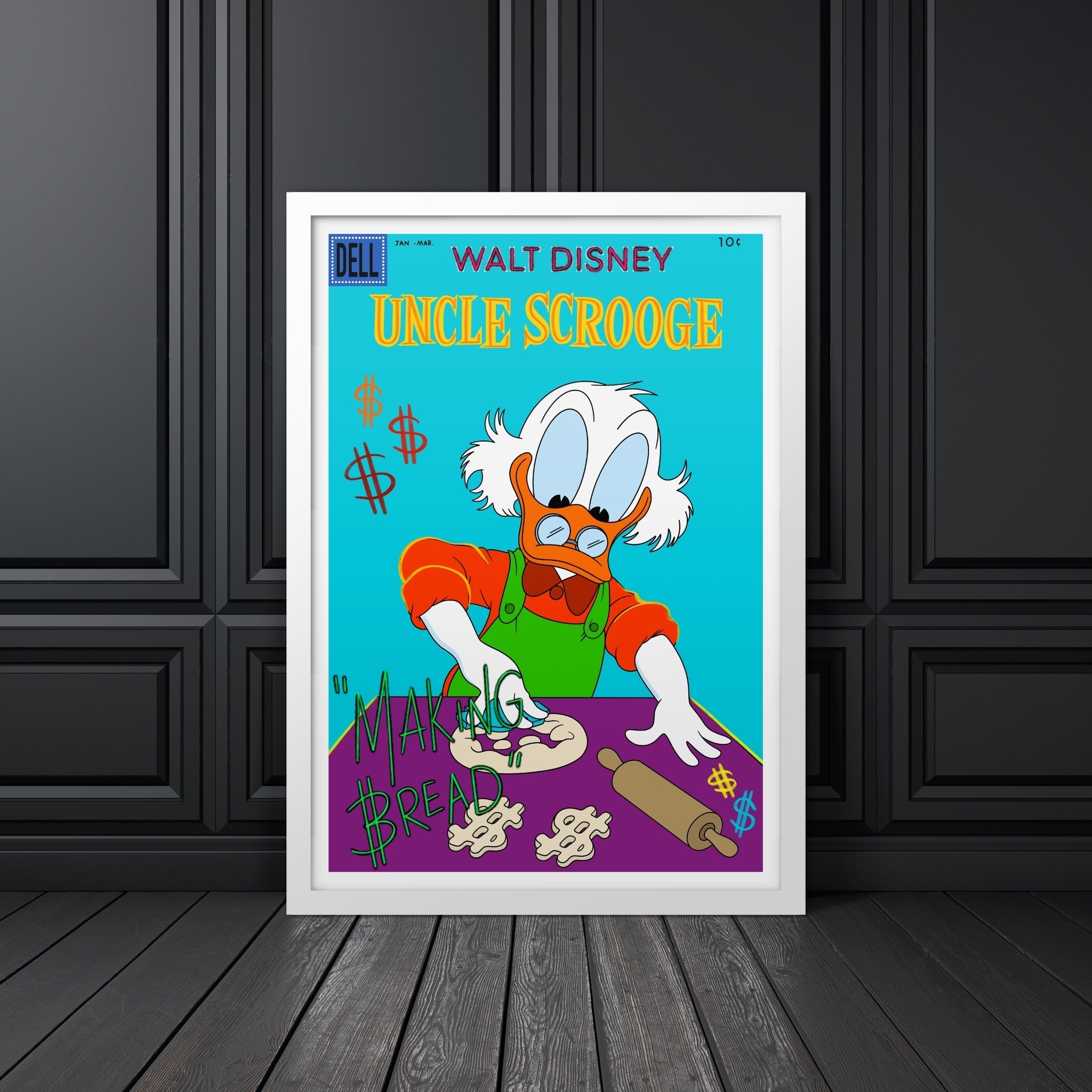 Scrooge Comic 002 Art Print