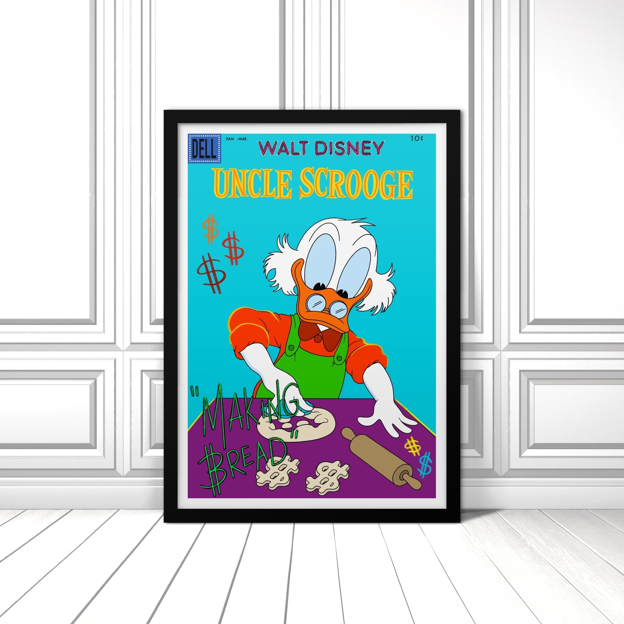 Scrooge Comic 002 Art Print