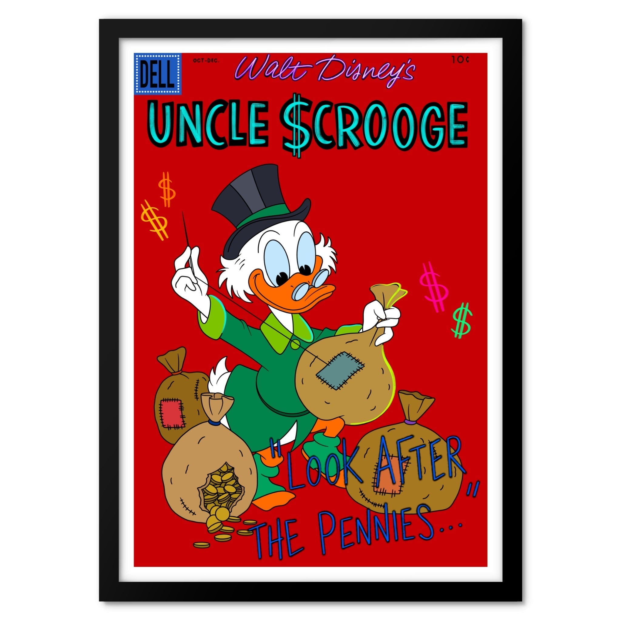 Scrooge Comic 003 Art Print