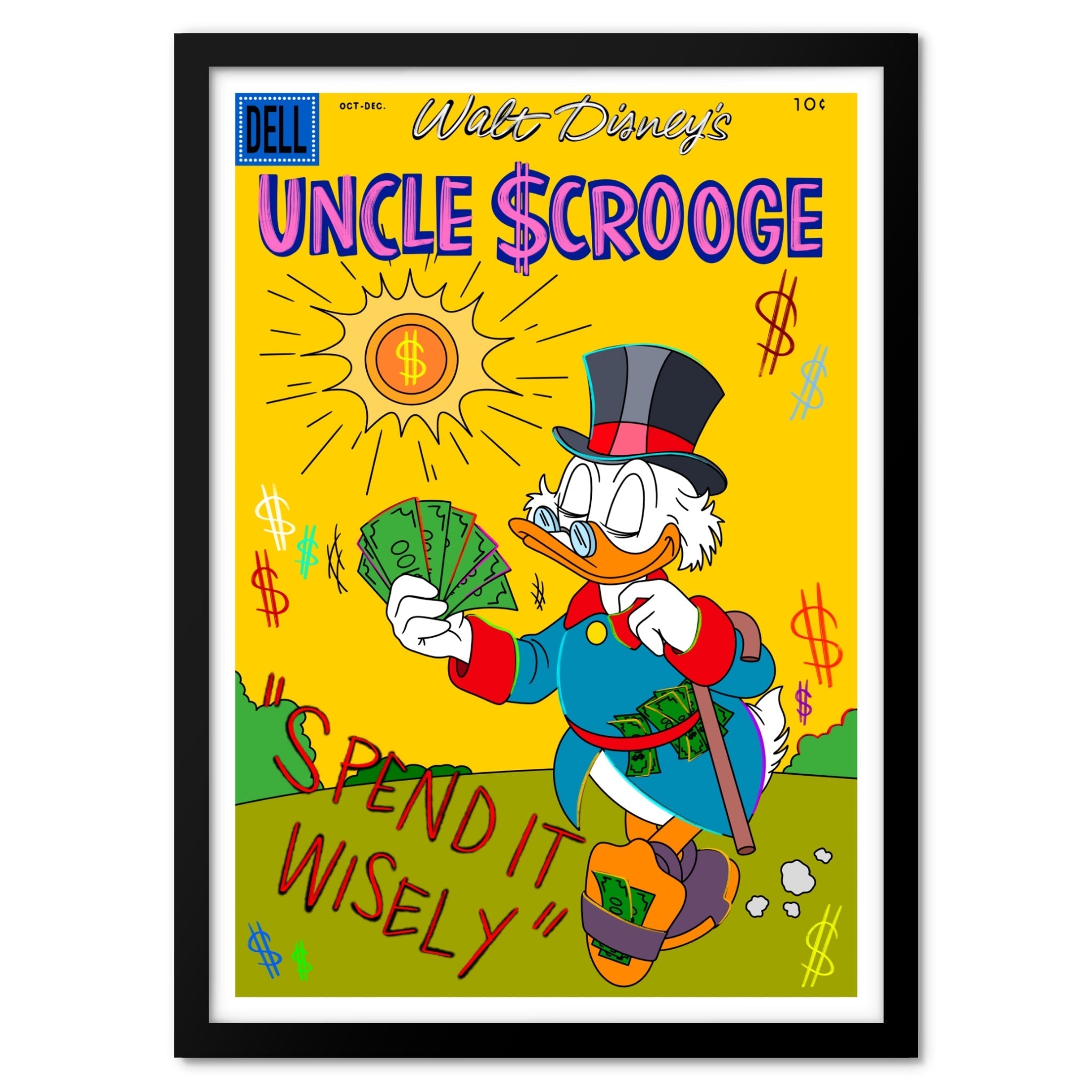 Scrooge Comic 004 Art Print