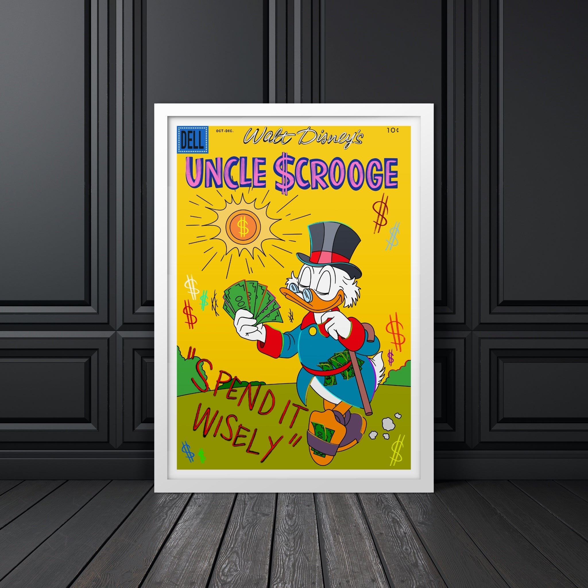 Scrooge Comic 004 Art Print