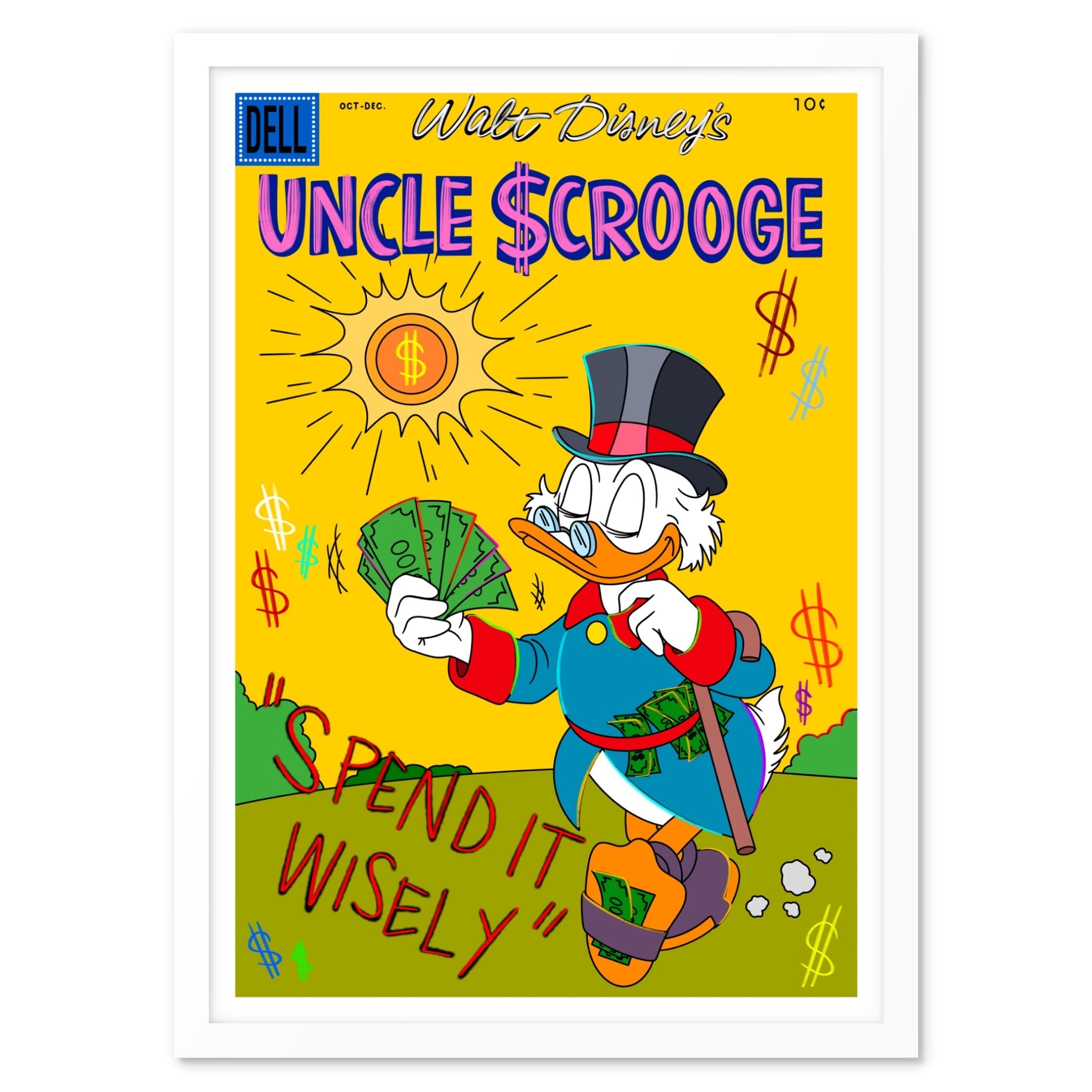 Scrooge Comic 004 Art Print