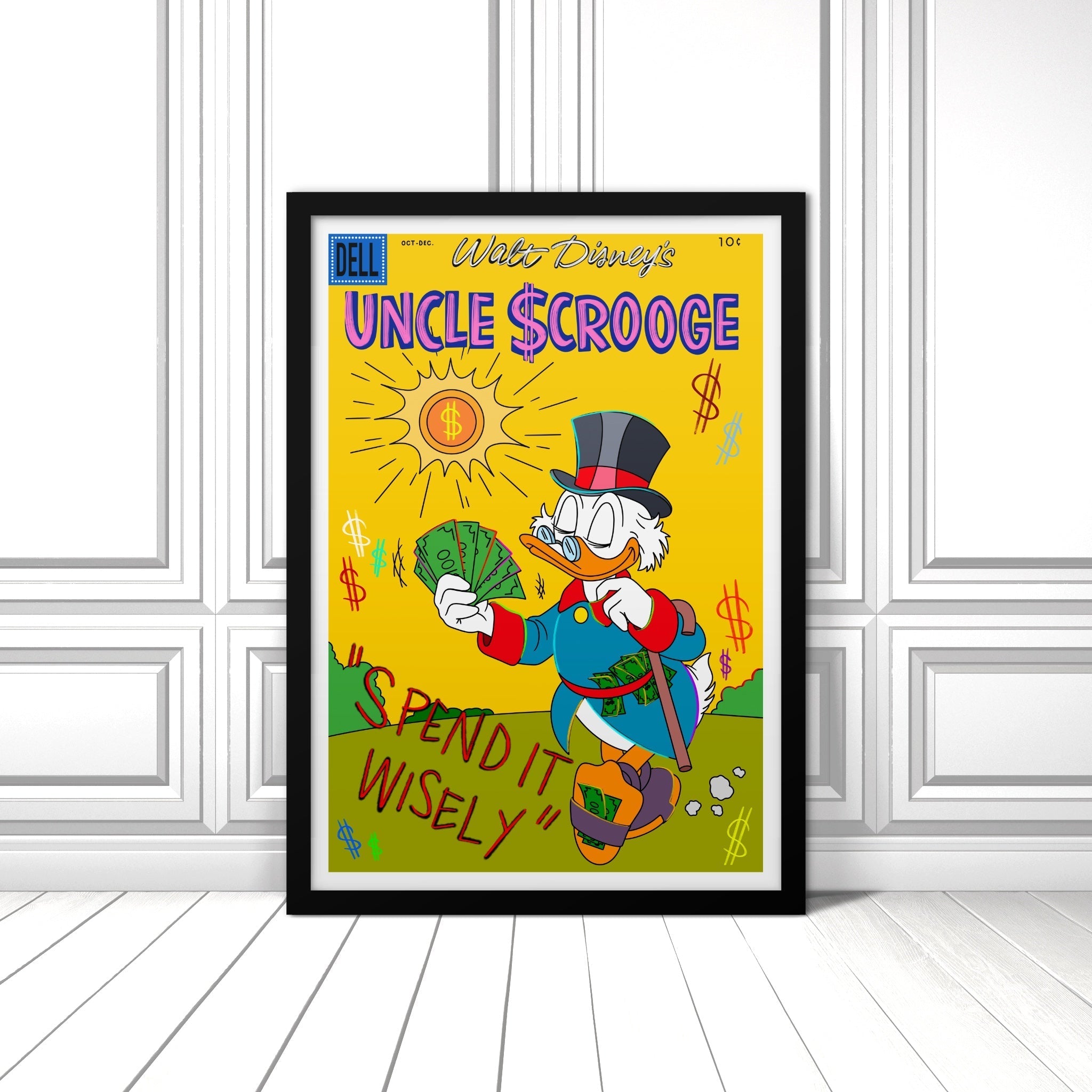 Scrooge Comic 004 Art Print