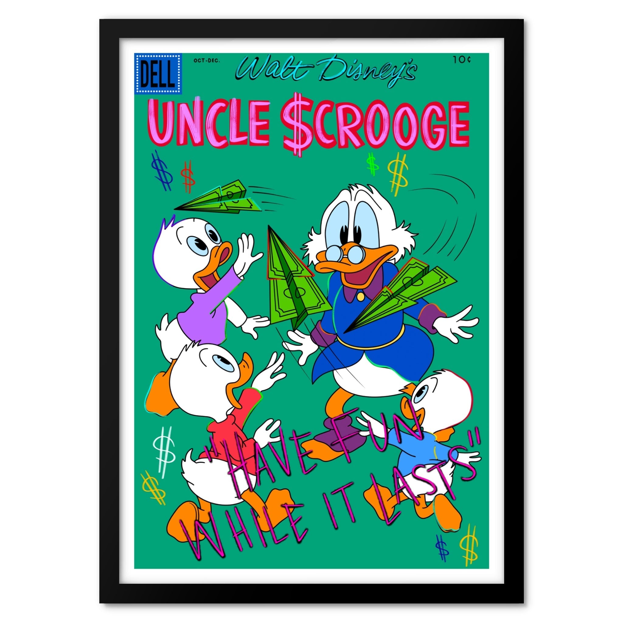 Scrooge Comic 005 Art Print