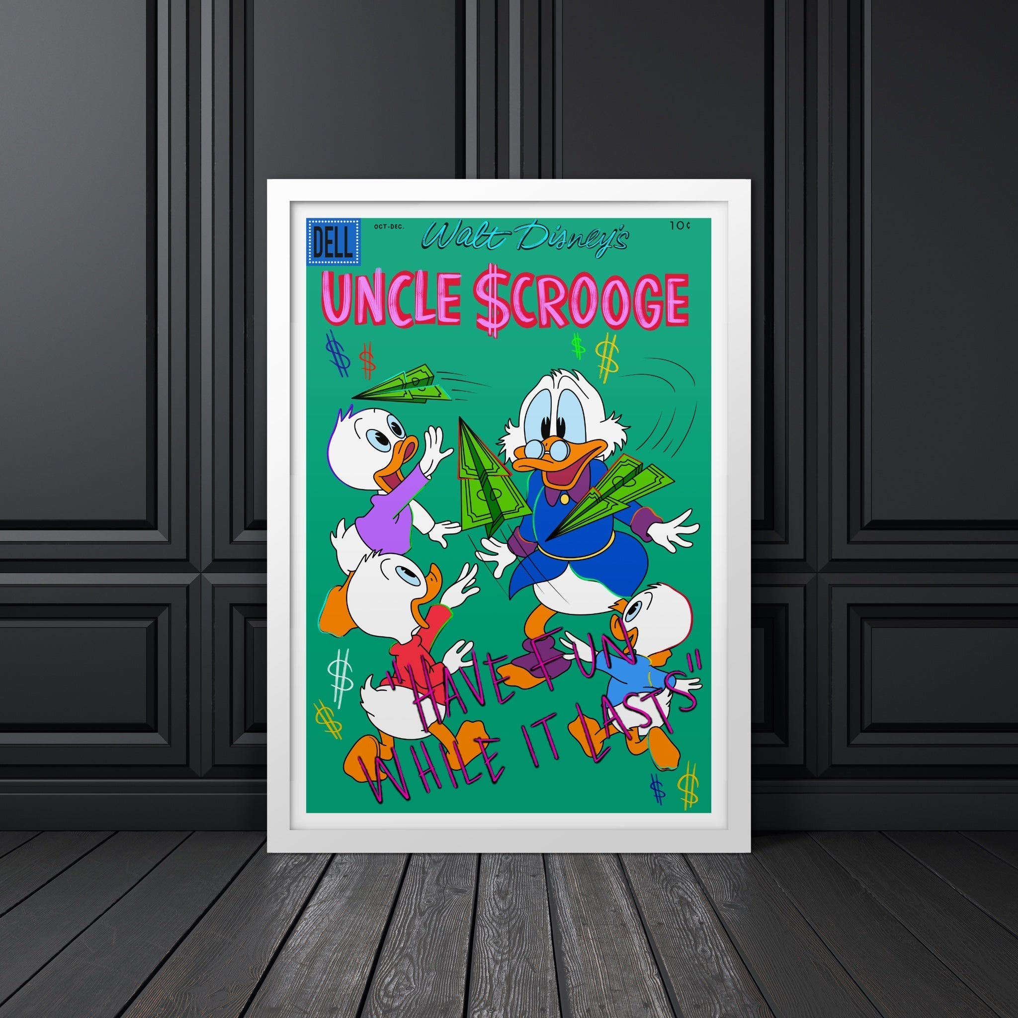 Scrooge Comic 005 Art Print