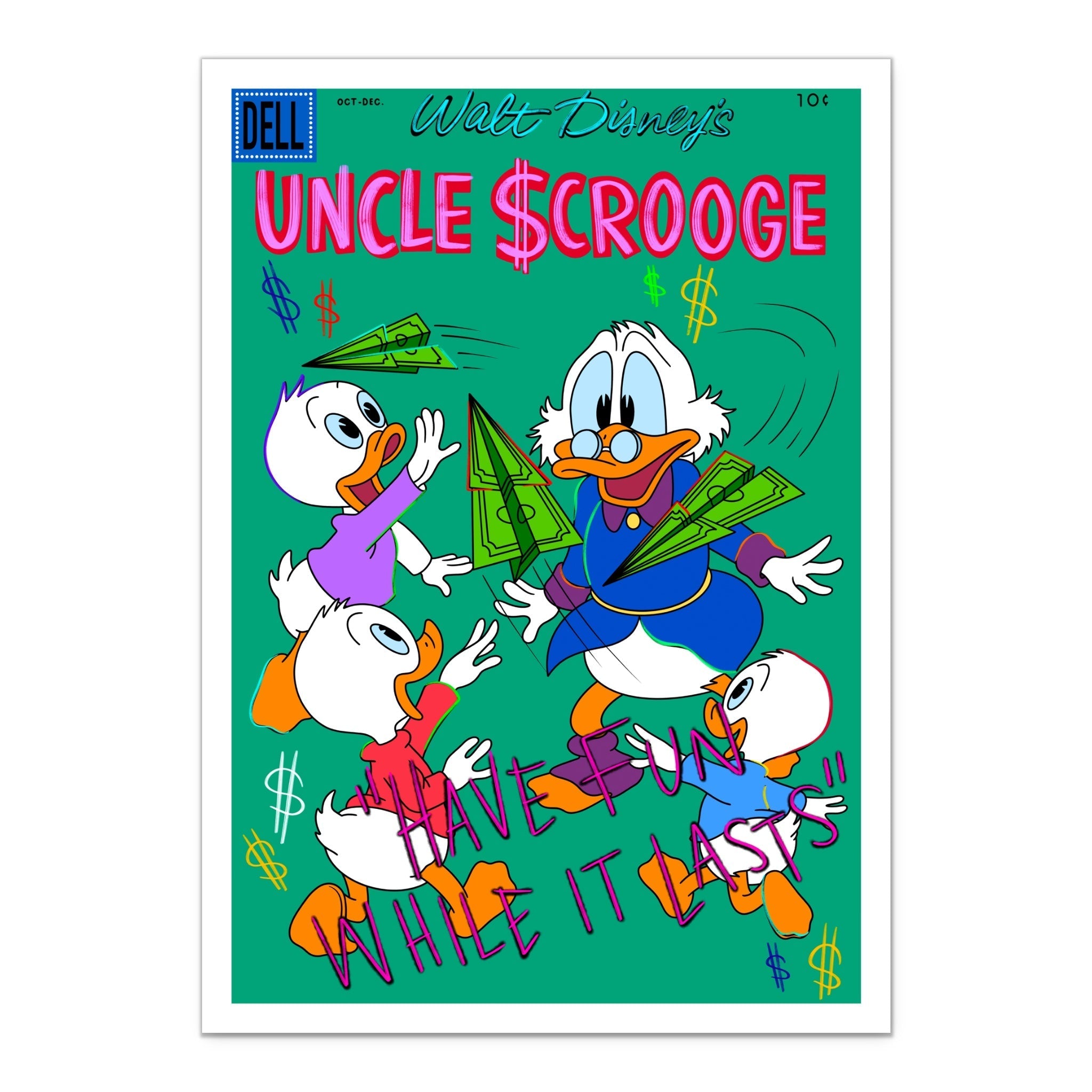 Scrooge Comic 005 Art Print