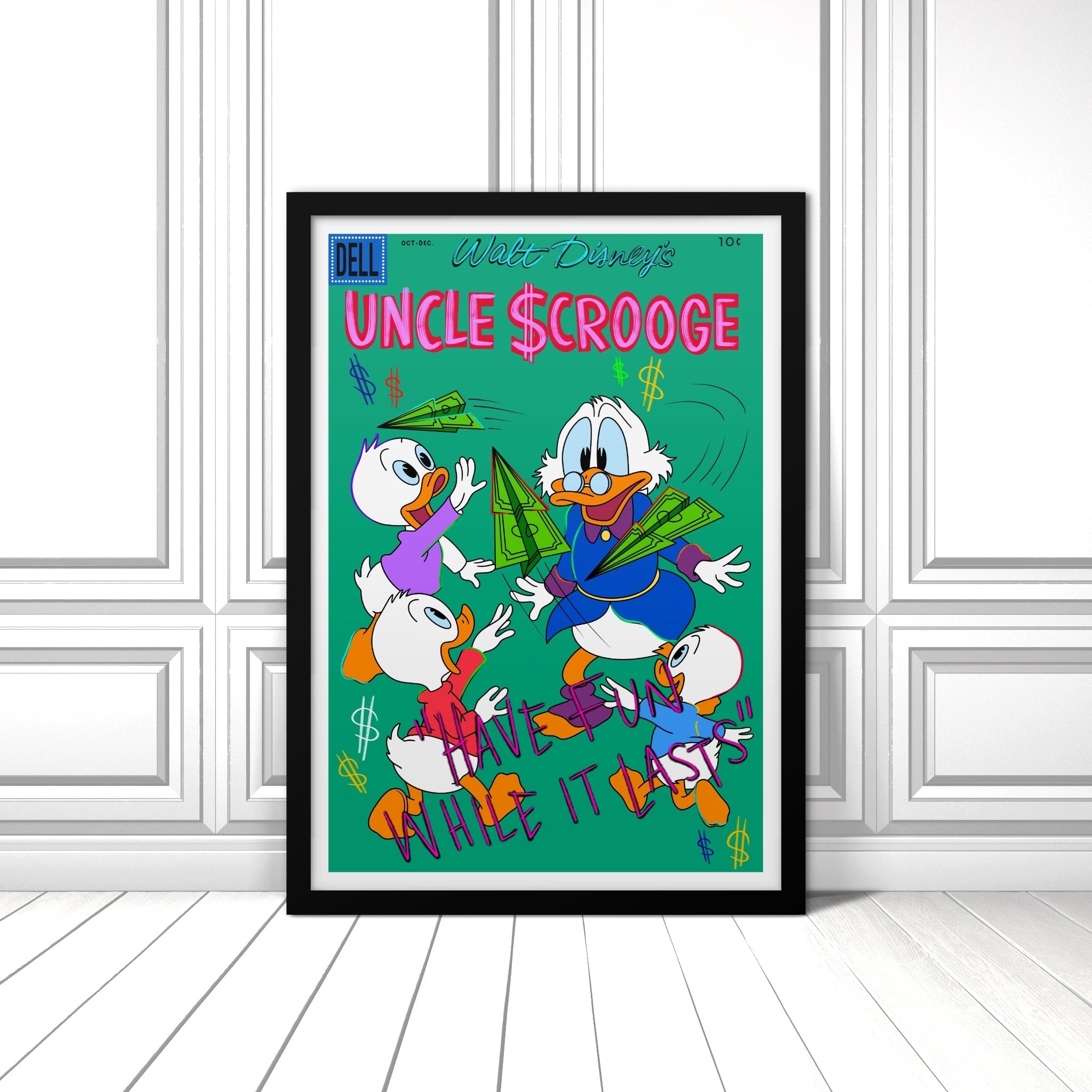 Scrooge Comic 005 Art Print