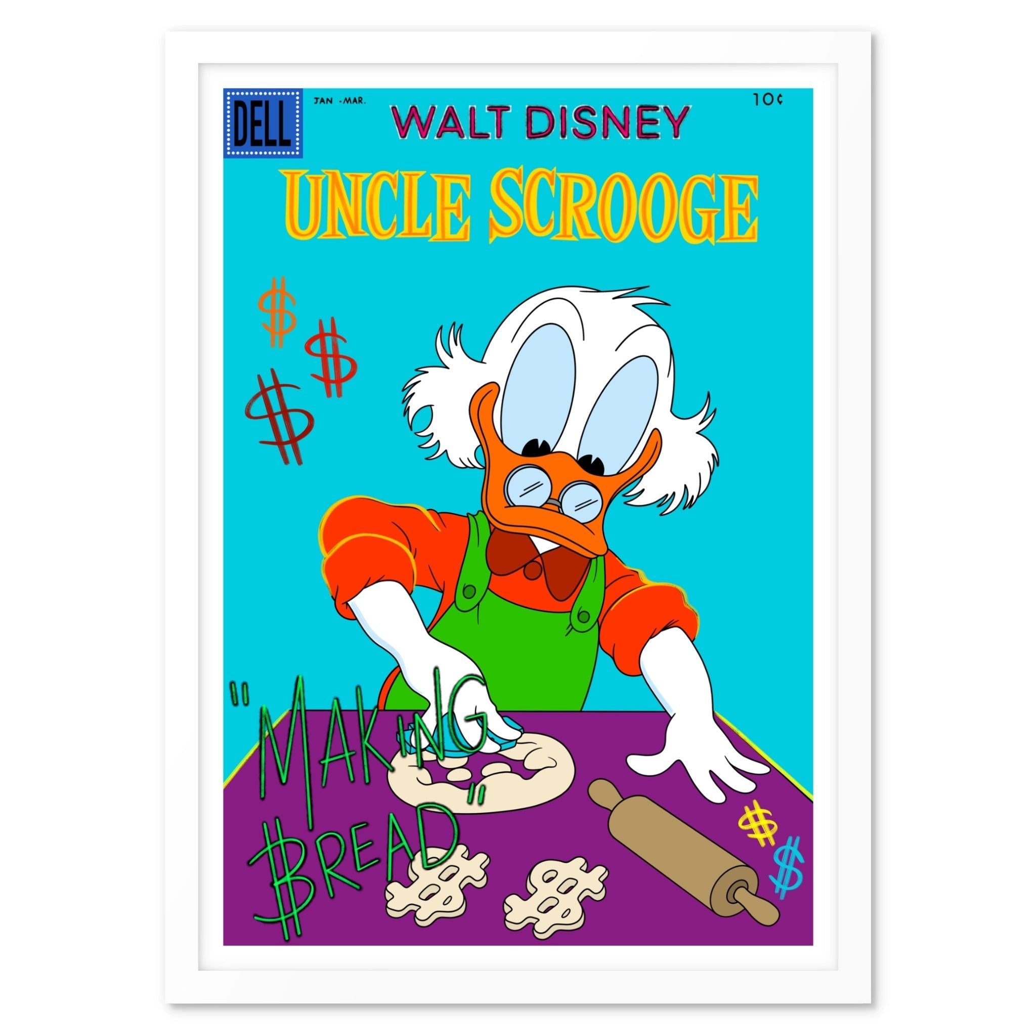 Scrooge Comic 002 Art Print