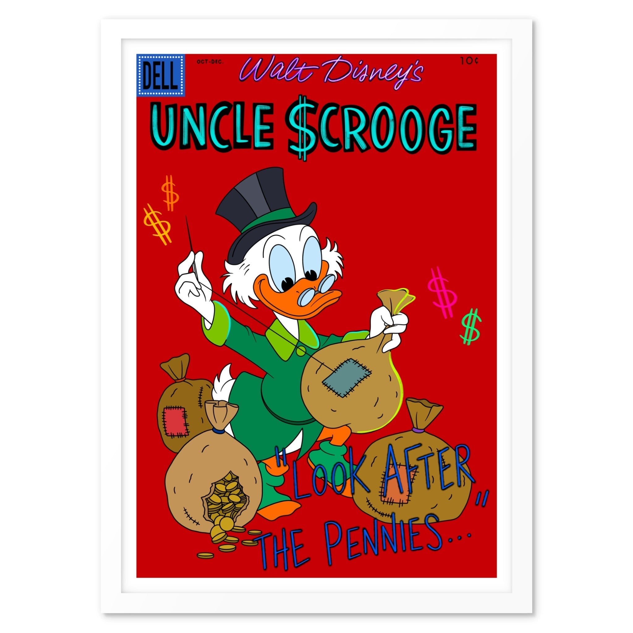 Scrooge Comic 003 Art Print