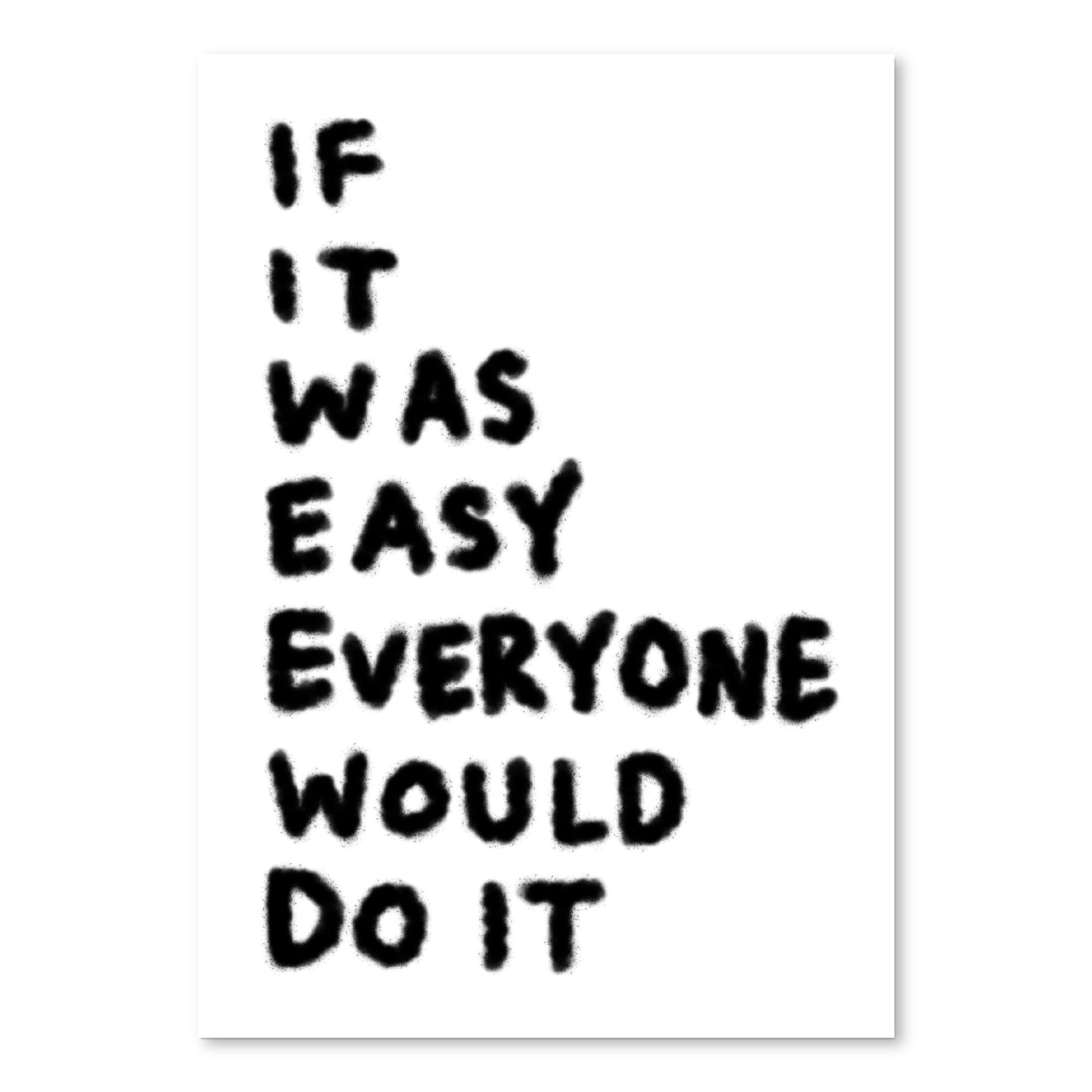 Graffiti Quote 002 - Art Print