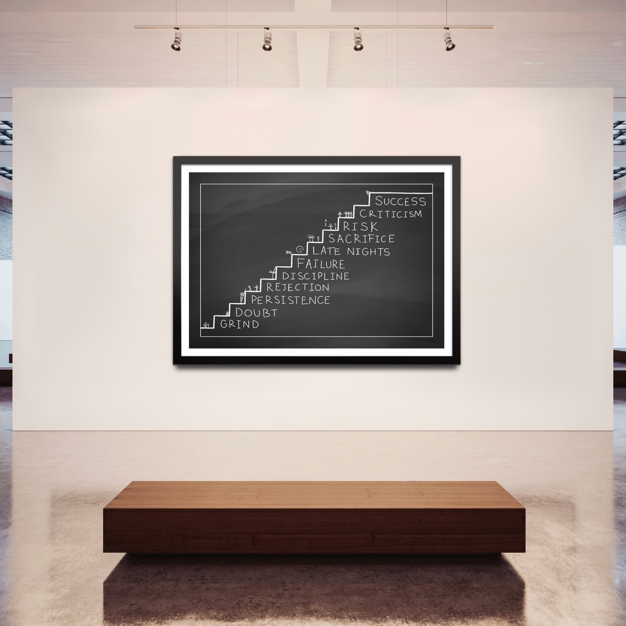 Steps To Success - Art Print