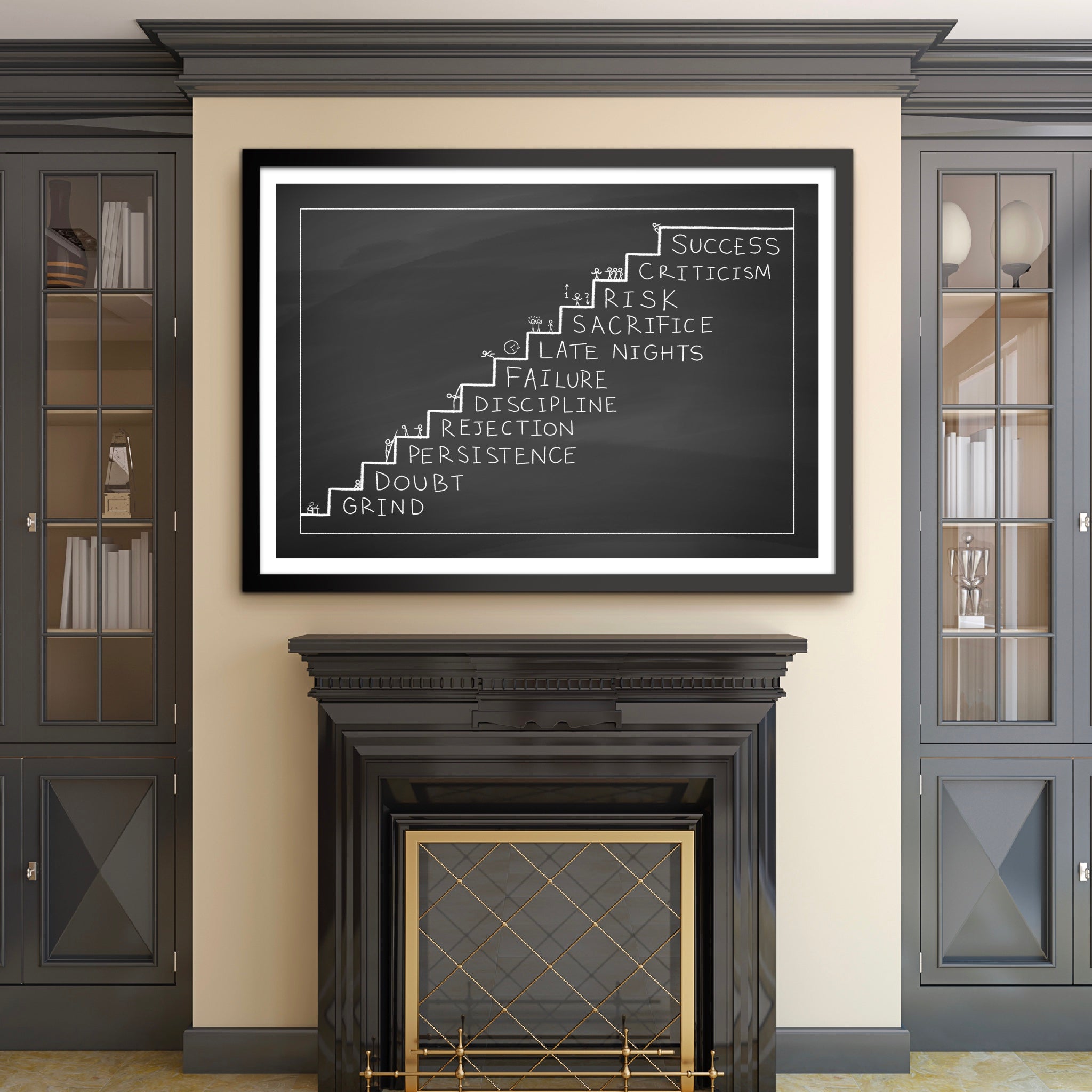 Steps To Success - Art Print