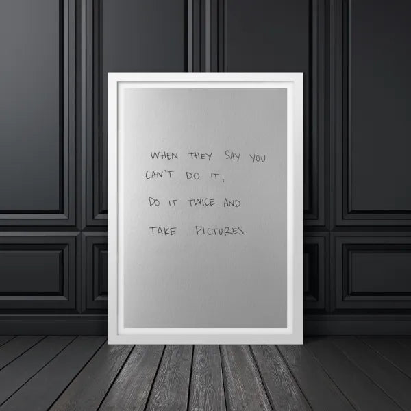 Written Quote 004 Art Print