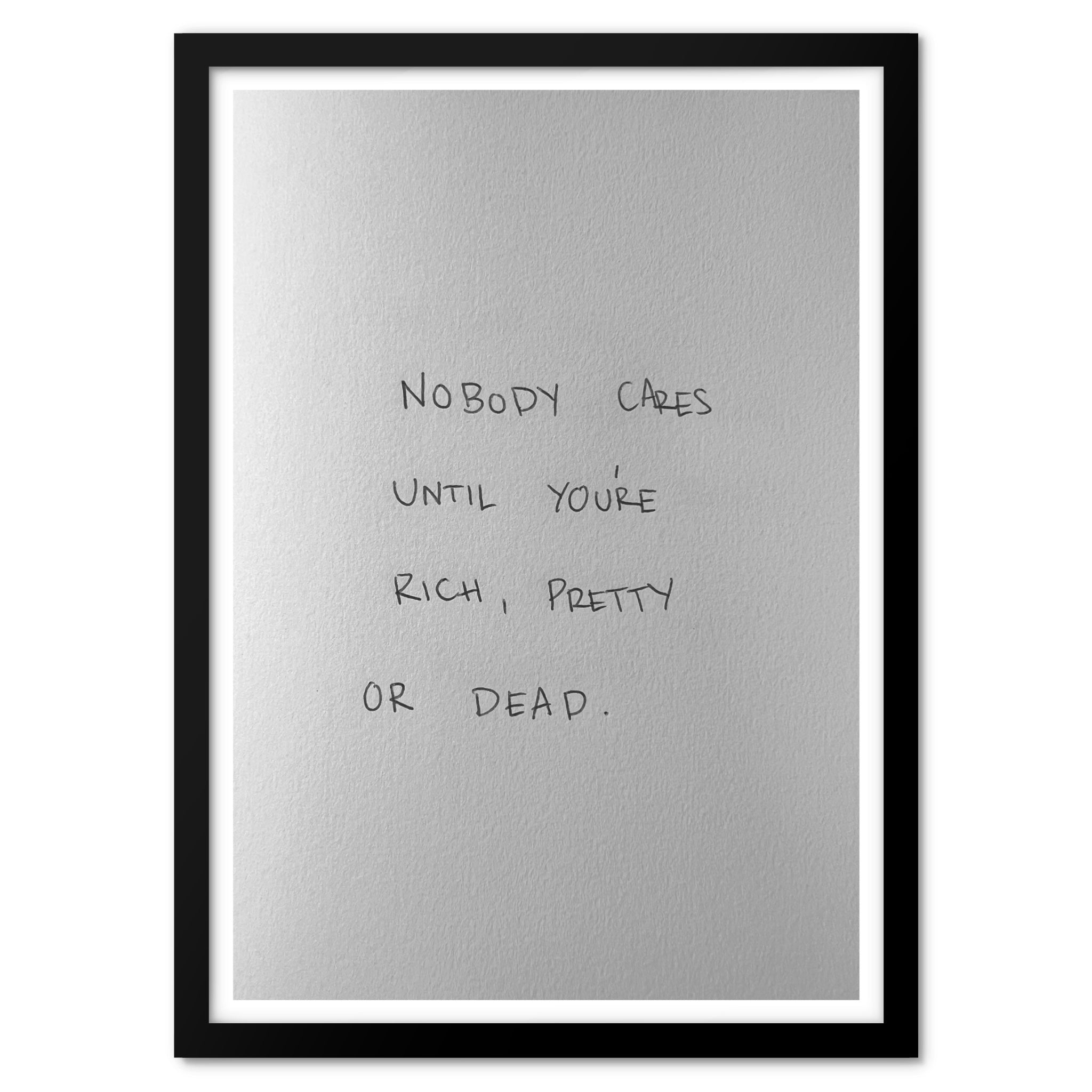 Written Quote 002 - Art Print