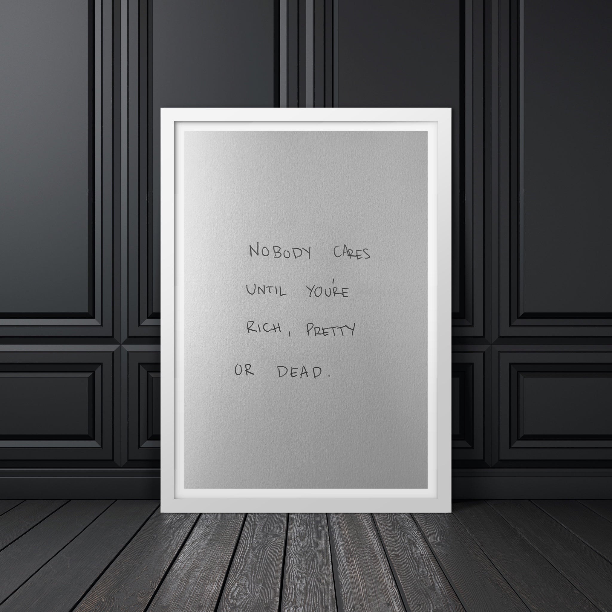 Written Quote 002 - Art Print