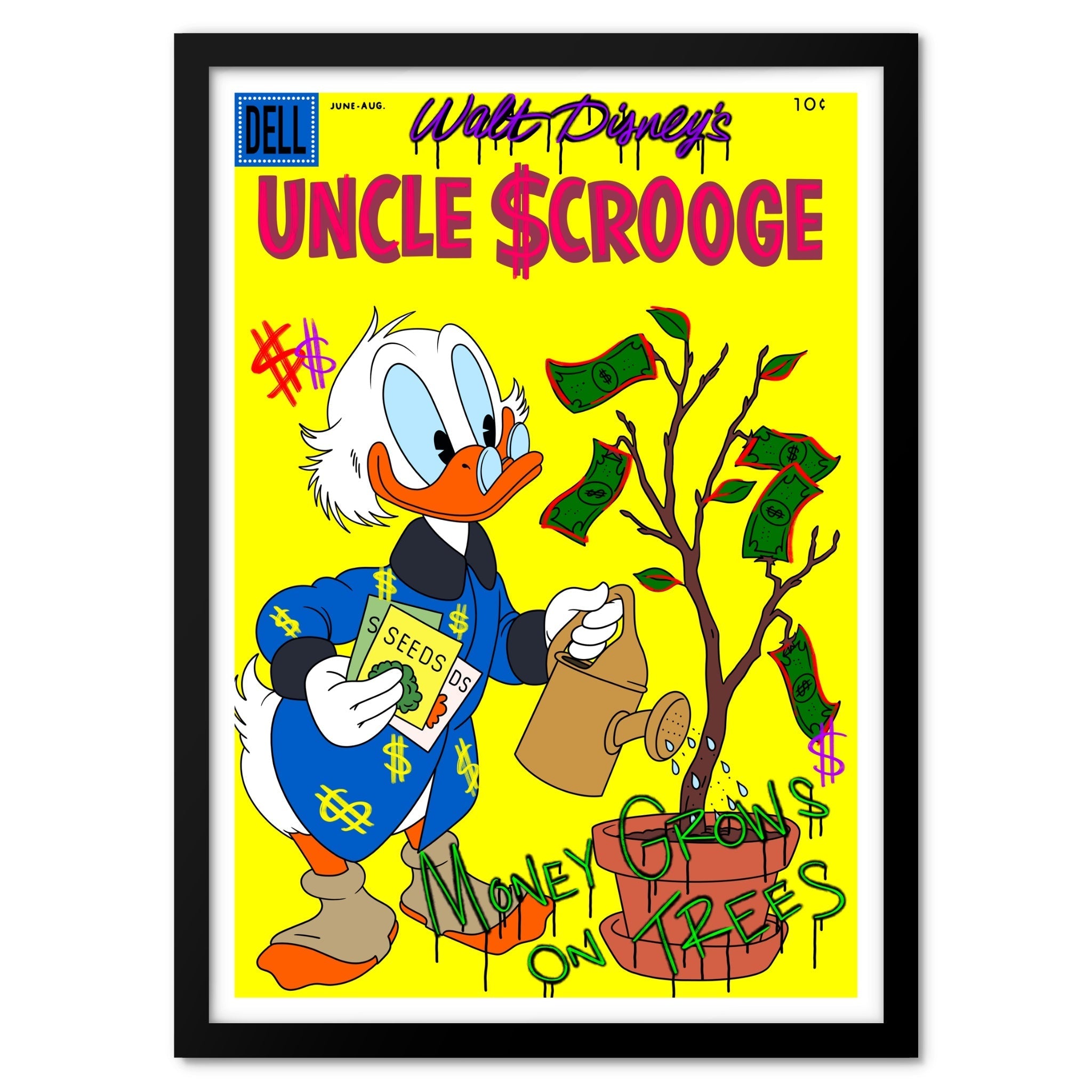 Scrooge Comic 001 Art Print