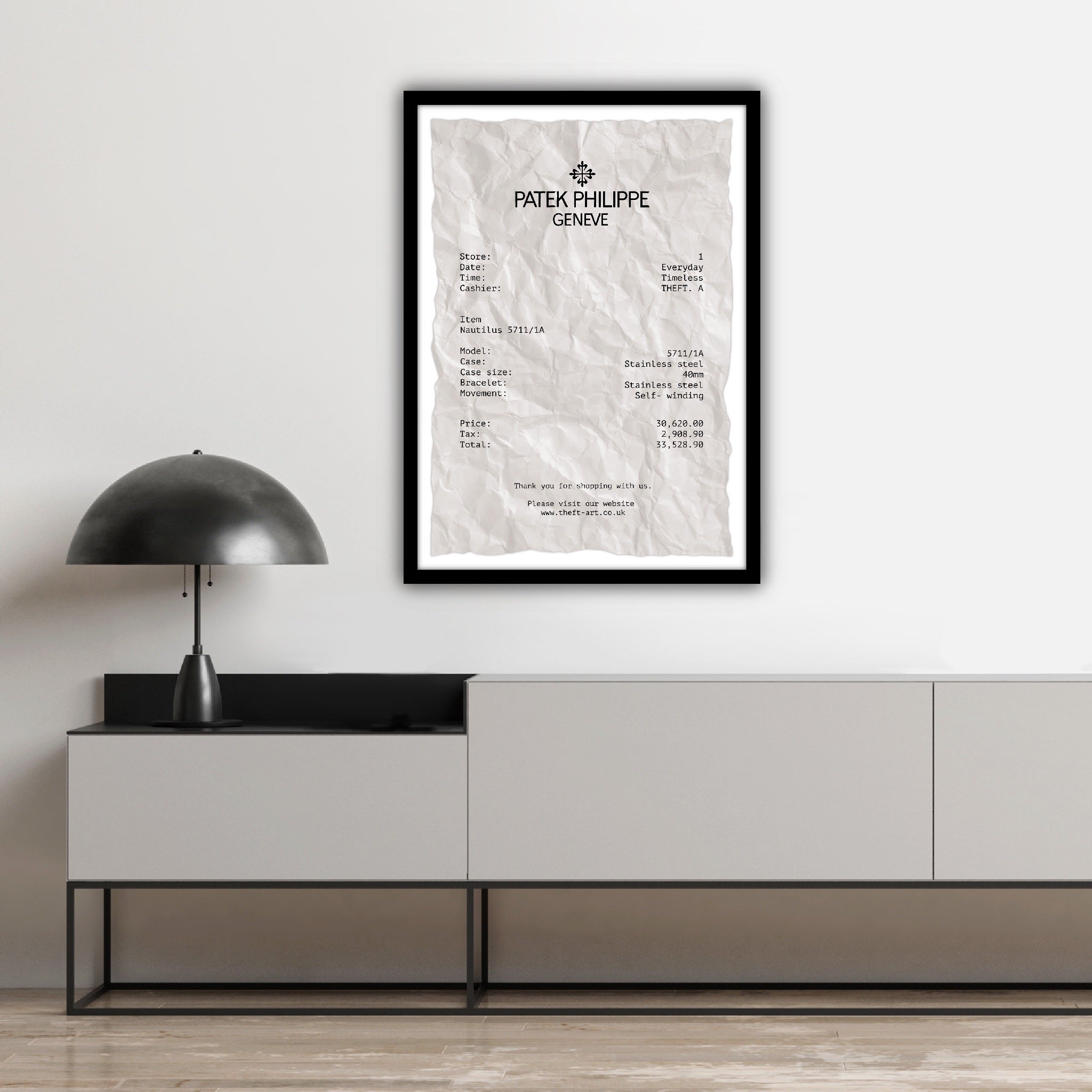 Receipt 002 - Art Print